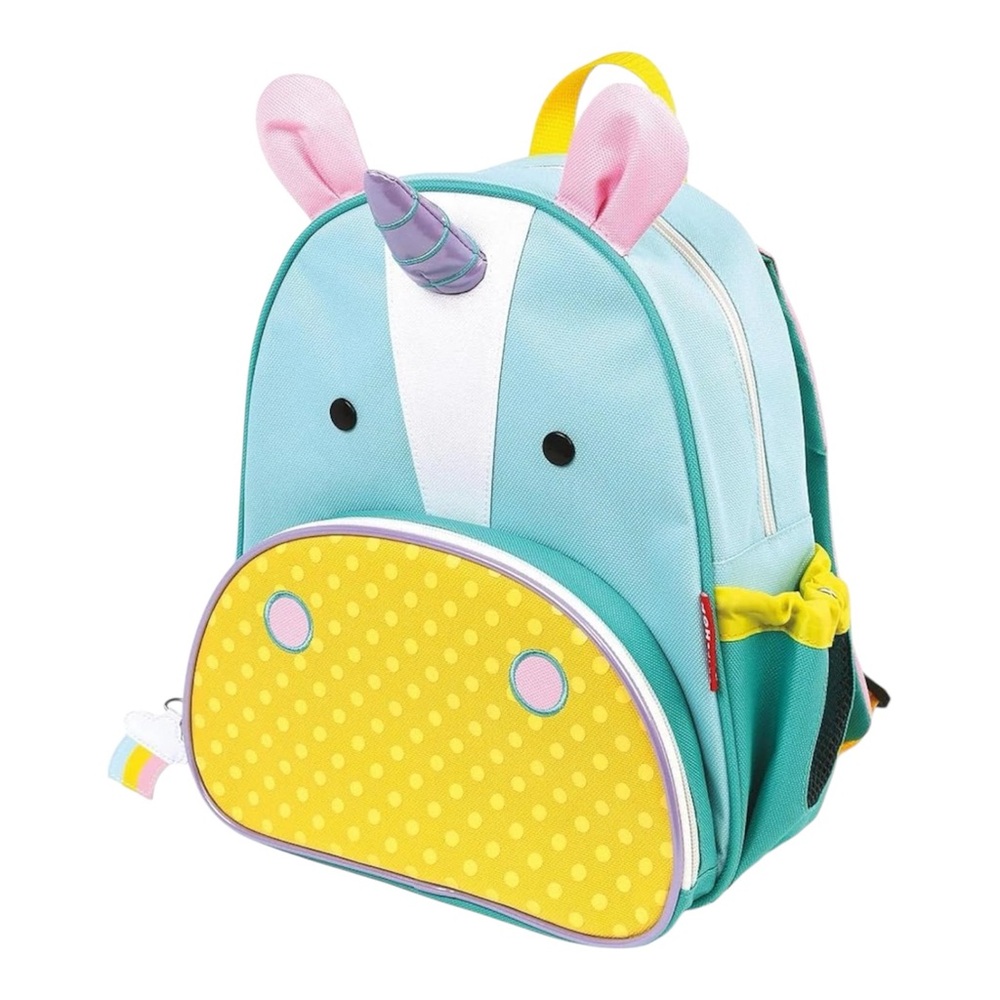 Skip Hop Toddler Little Backpack Unicorn Animal Blue Yellow Purple Pink Bag